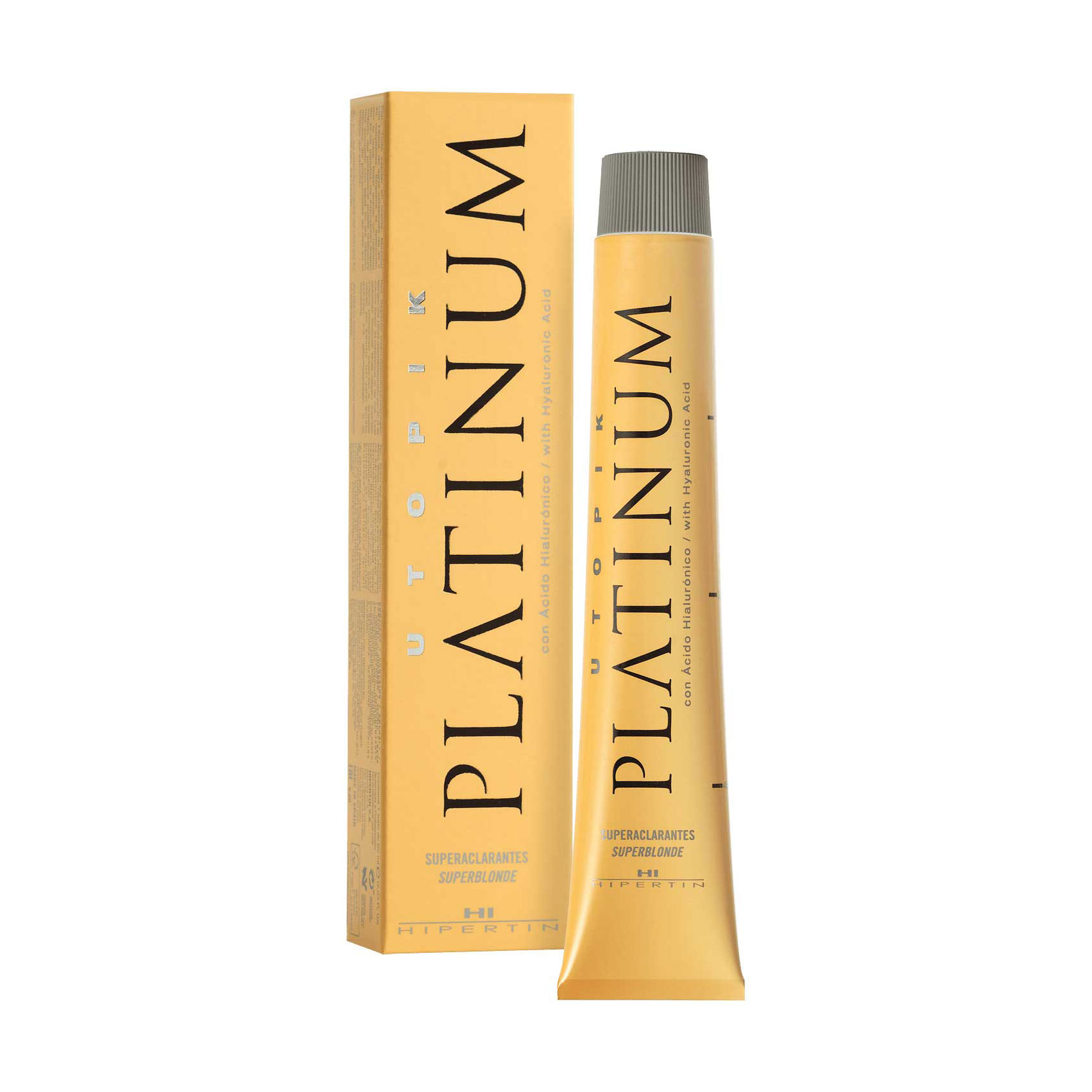 Перманентна фарба для волосся Hipertin Utopik Platinum з гіалуроновою кислотою, 12.10 Intense Ashy Blonde Super Lightener, 60 мл
